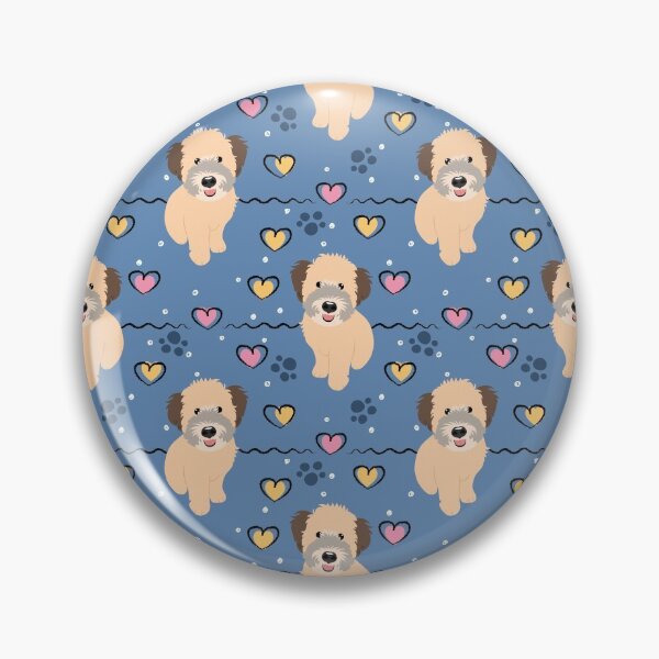 Item preview, Love Wheaten Whoodle Wheaten Terrier Poodle Mix Puppy designed and sold by Lulupainting.