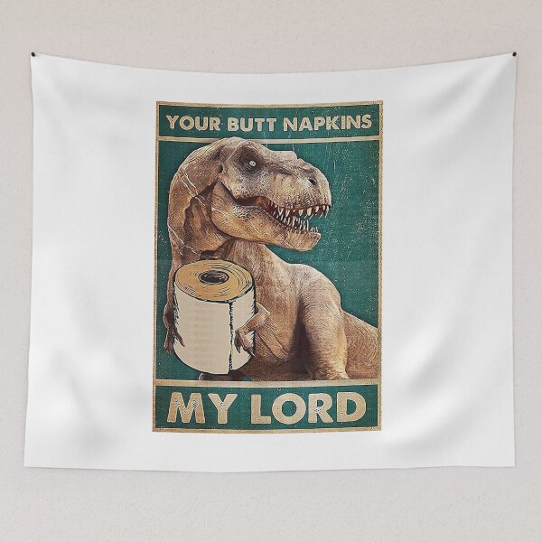 Item preview, Dino Napkins Poster designed and sold by matiasthomas.