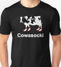 Milk Cow in Socks - Cowasocki Cow A Socky Unisex T-Shirt