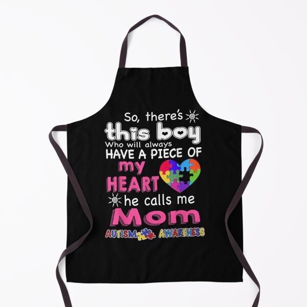 Item preview, Theres This boy He call me Mom Autism Awareness designed and sold by KeeganshiAon.