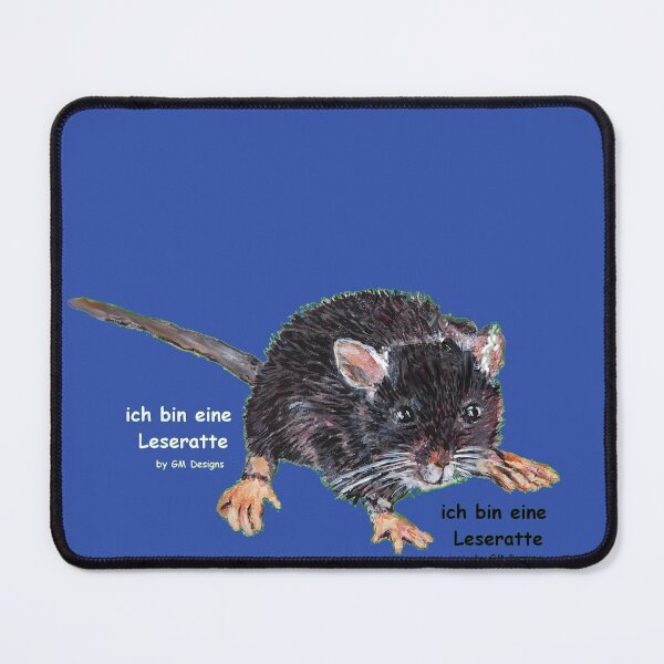 Item preview, Bookworm Rat by GM Designs Book Reading Pet City Gift designed and sold by G-M-Designs.