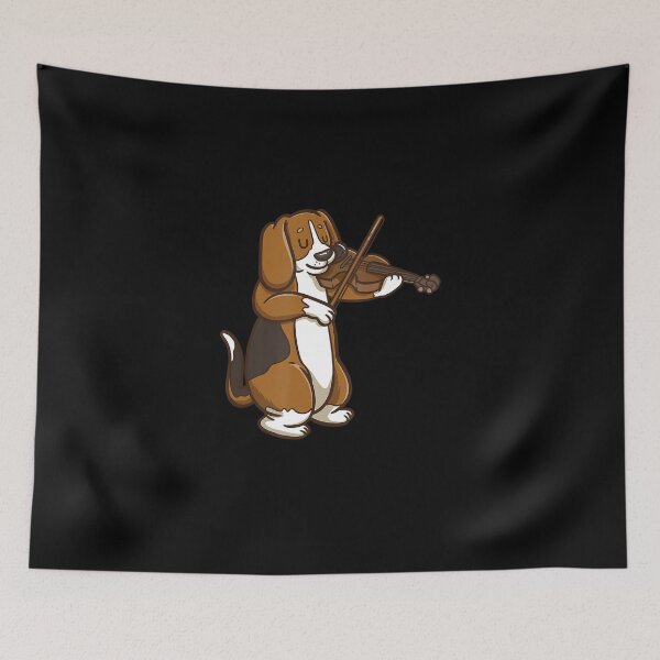 Item preview, Violinist Beagle Dog Violin Viola designed and sold by VincenzoAhren.