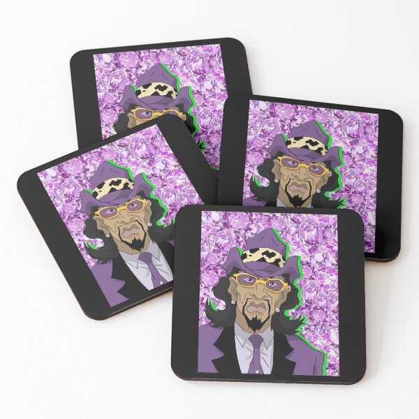 Item preview, A Pimp - Slickback purple poster designed and sold by WallaceLidaDix.