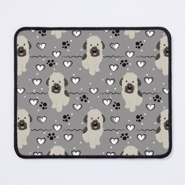 Item preview, Love gray Whoodle Wheaten Terrier Poodle Mix Puppy designed and sold by Lulupainting.