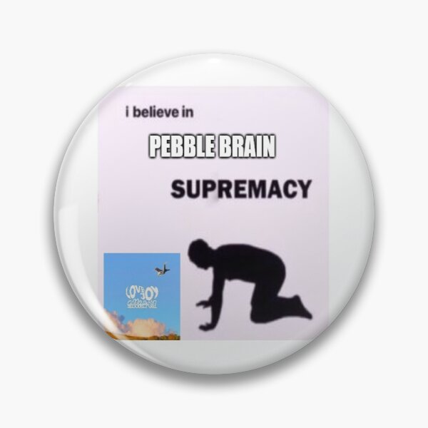 Item preview, i believe in pebble brain supremacy  designed and sold by ouiouiitslucyb1.
