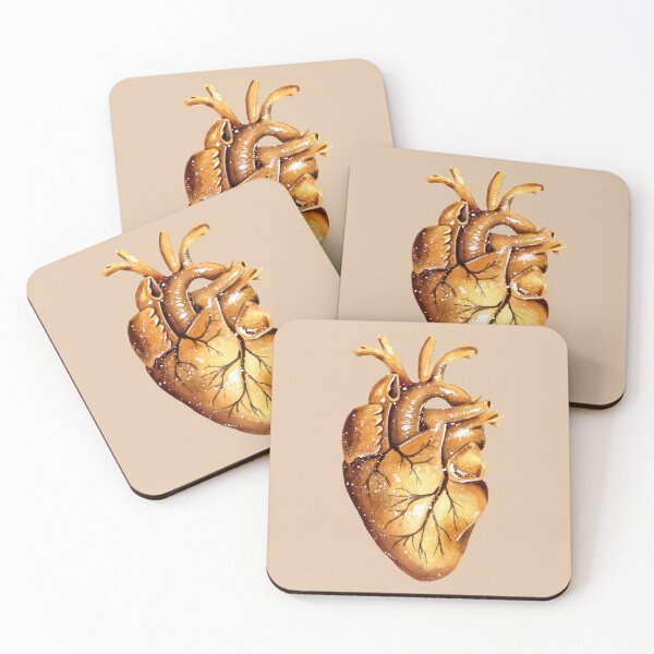 Item preview, Heart of Gold - Watercolour Illustration designed and sold by Pattokarts.