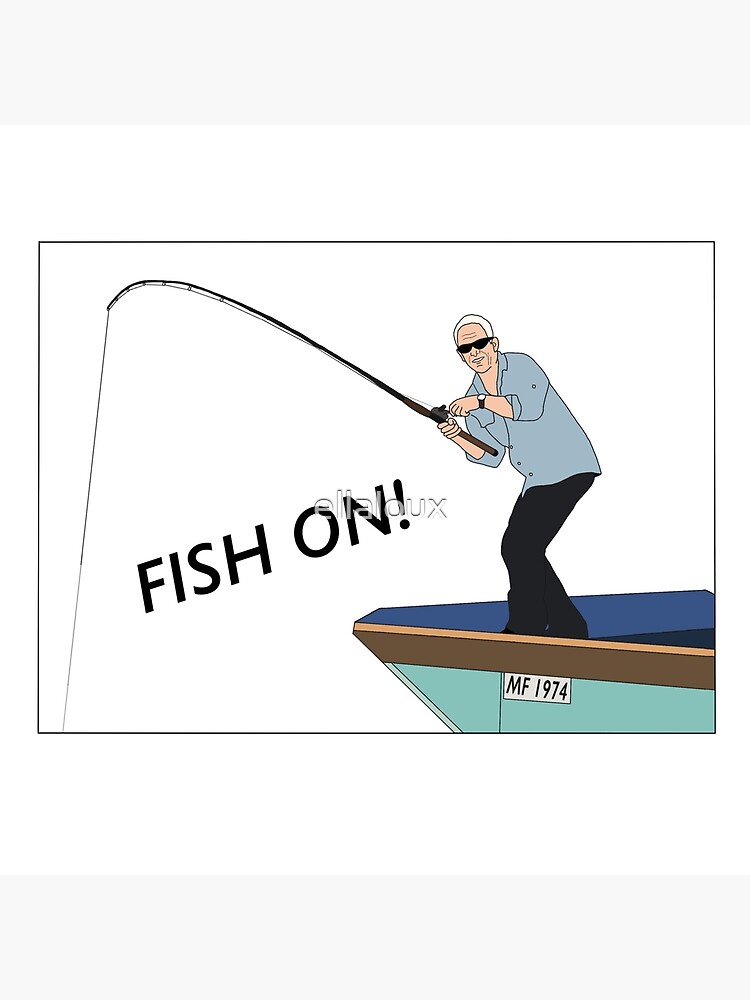 Jeremy Wade - Fish On! Tote Bag for Sale by ellaloux
