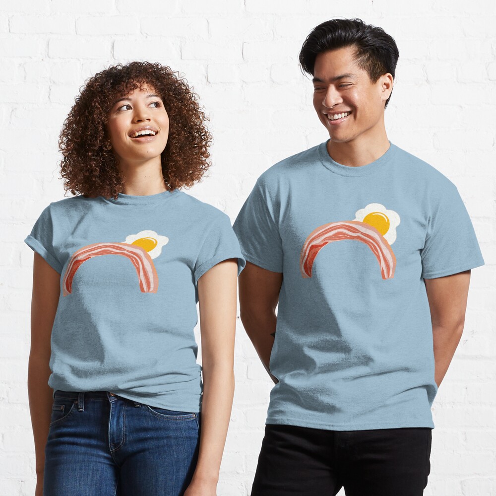 "Bacon and Eggs Rainbow" Tshirt by TheShirtYurt Redbubble