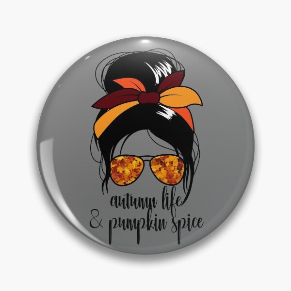 Item preview, Autumn Life & Pumpkin Spice Messy Bun Women's Fall Leaves Gear designed and sold by DynamicDesign.