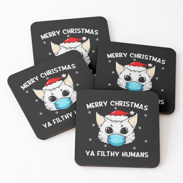 Item preview, Merry Christmas Ya Filthy Humans , Kitten designed and sold by villainmaz.