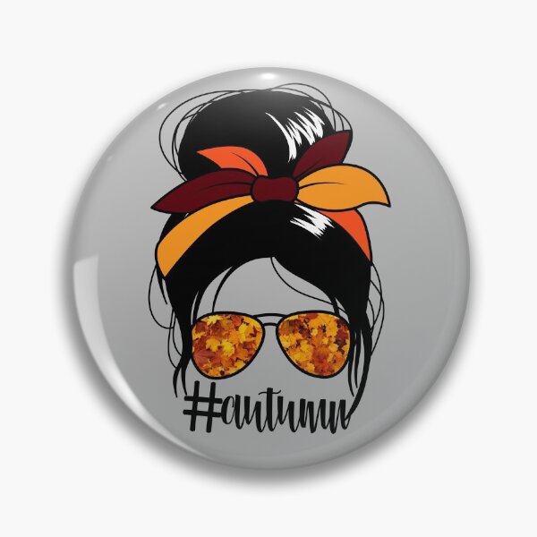 Item preview, #Autumn Lover Messy Bun Fall Harvest Women's Fall Leaves Gear designed and sold by DynamicDesign.