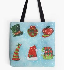 Christmas Hats Tote Bag