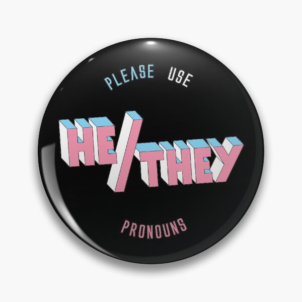 Item preview, He/They Pronouns designed and sold by JaimieMcCaw.