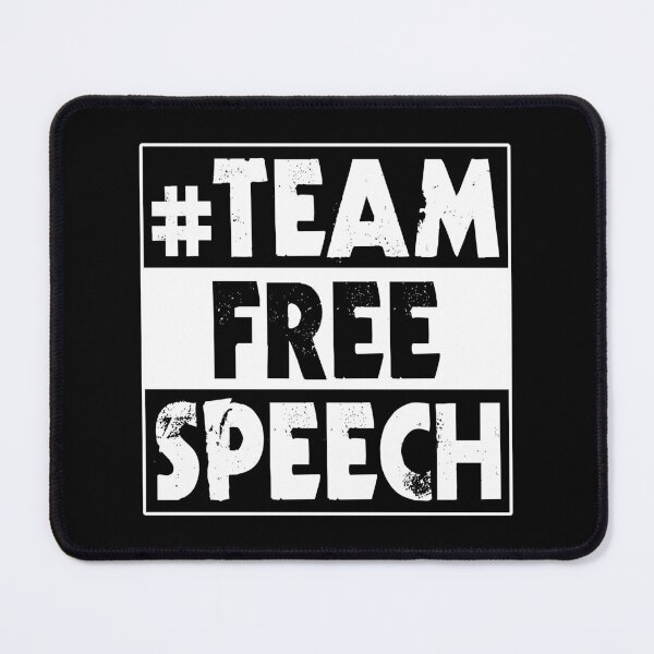 Item preview, # Team Free Speech designed and sold by Happy Puppy Print On Demand.