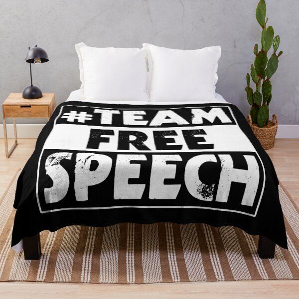 Item preview, # Team Free Speech designed and sold by Happy Puppy Print On Demand.