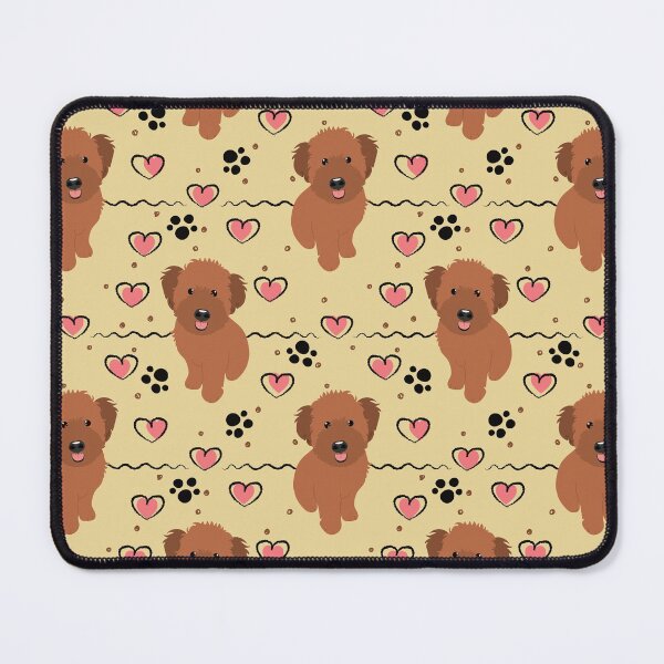 Item preview, Love Red Whoodle Wheaten Terrier Poodle Mix Puppy designed and sold by Lulupainting.