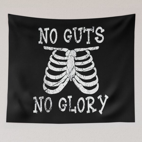 Item preview, No guts no glory Skeleton Halloween designed and sold by Janice Libby.