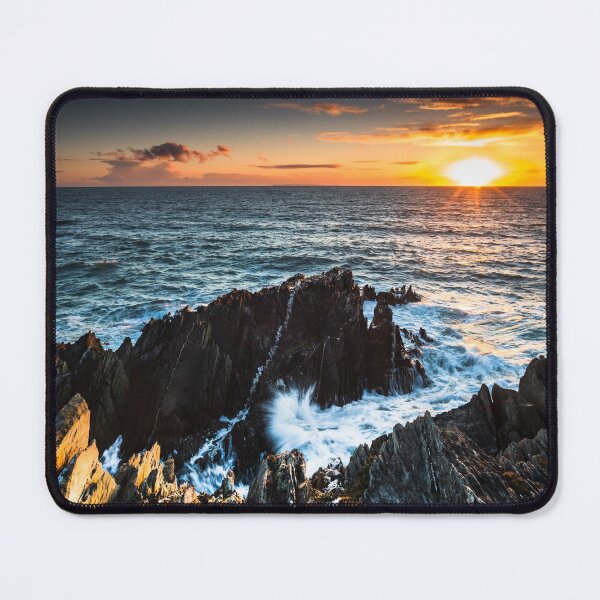 Item preview, Sunset across the Jagged Rocks designed and sold by heidipics.
