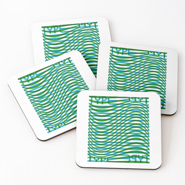 Item preview, Type Wave (Blue Green) designed and sold by John Uttley.