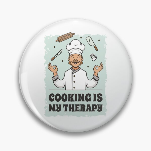 Item preview, Cooking is my therapy designed and sold by DerSenat.