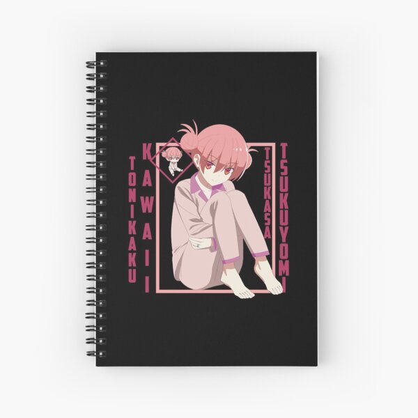 Tonikaku kawaii - Tsukasa waifu Spiral Notebook by Anna Blonwell