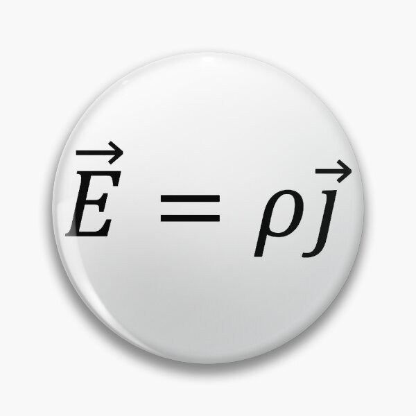 Item preview, local Ohm's law of electromagnetism, physics and science designed and sold by NoetherSym.