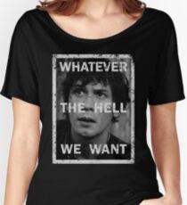Bellamy - The 100 - Whatever the hell we want Women's Relaxed Fit T-Shirt