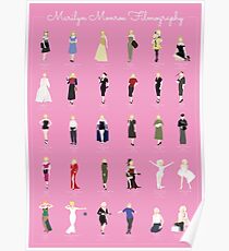 Marilyn Monroe Filmography Poster