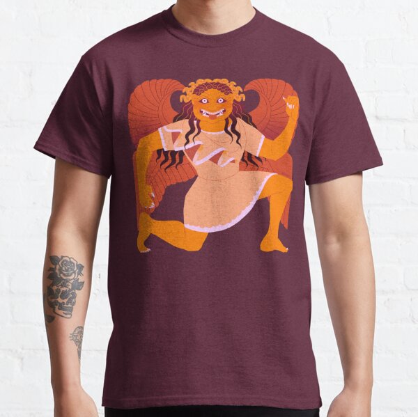 Archaic Gorgon - Orange Classic T-Shirt