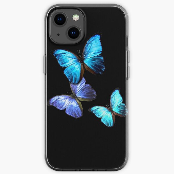 Blue Butterfly iPhone Soft Case