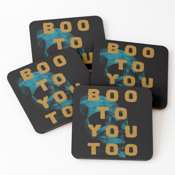Item preview, "Boo to you too" Halloween design from CoolCleverCute - BLUE ORANGE designed and sold by CoolCleverCute.