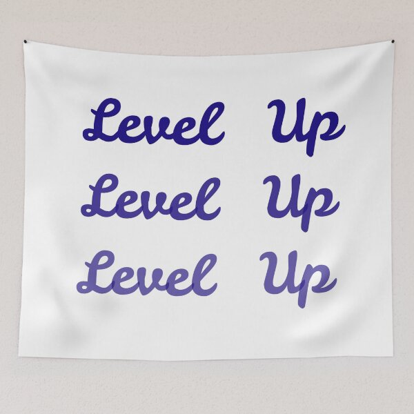 Item preview, Level Up - inspirational typography designed and sold by Falcon1111.