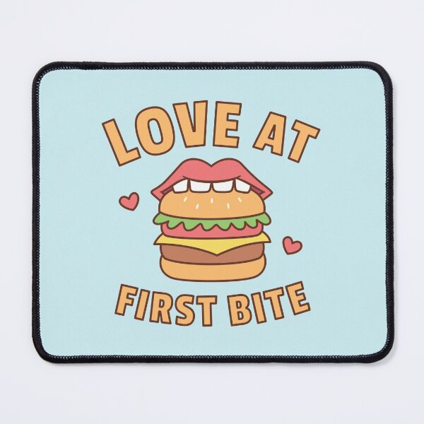 Item preview, Love At First Bite Burger designed and sold by rustydoodle.