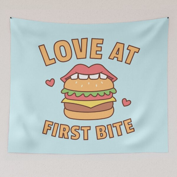 Item preview, Love At First Bite Burger designed and sold by rustydoodle.