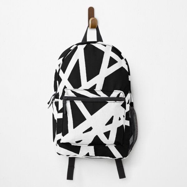 Item preview, White Lines And Irregular Black Shapes Abstract Design designed and sold by taiche.