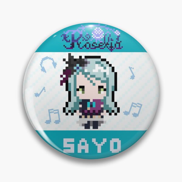 Item preview, Bang Dream !   Roselia Sayo Hikawa pixel art 2 designed and sold by travelgorgor.