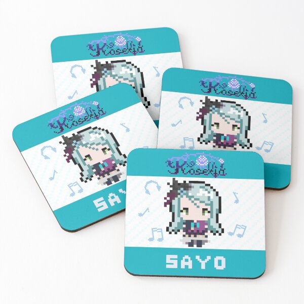 Item preview, Bang Dream !   Roselia Sayo Hikawa pixel art 2 designed and sold by travelgorgor.