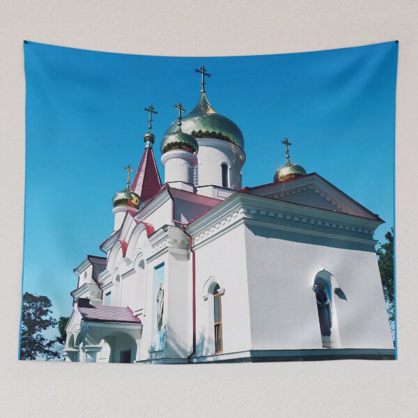 Item preview, Orthodox church with shining domes designed and sold by helenkaiy.
