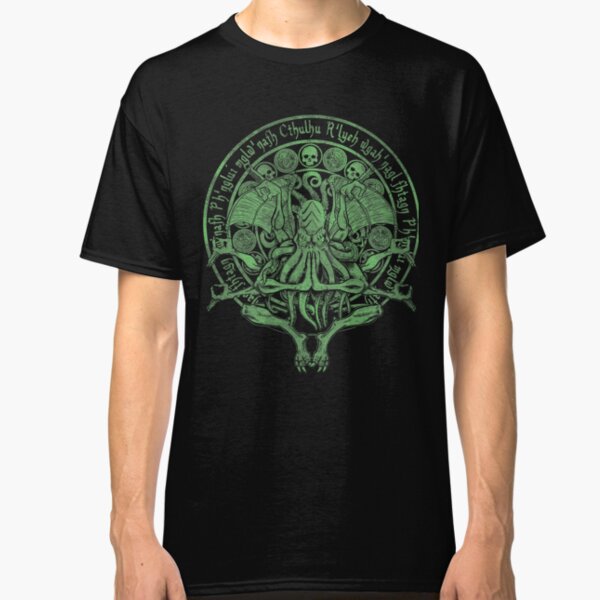 The Idol Sick Green Variant Cthulhu God Art Classic T-Shirt