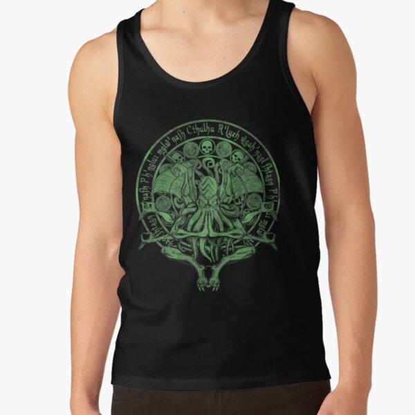 The Idol Sick Green Variant Cthulhu God Art Tank Top