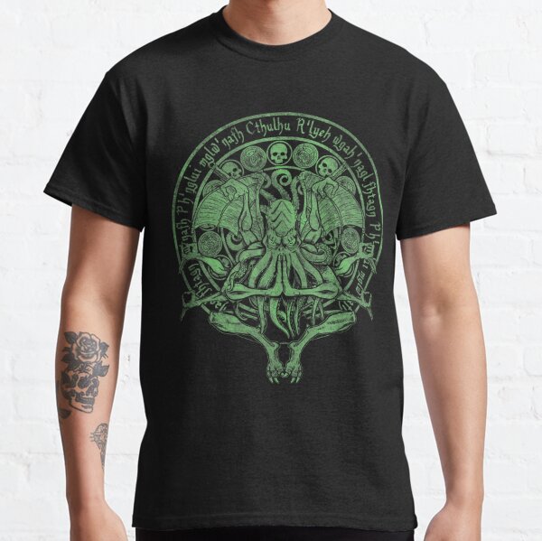 The Idol Sick Green Variant Cthulhu God Art Classic T-Shirt