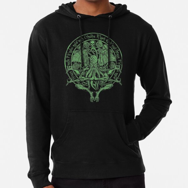 The Idol Sick Green Variant Cthulhu God Art Lightweight Hoodie
