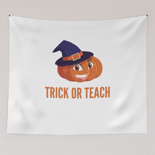 Item preview, Trick Or Teach - Funny Pumpkin Halloween designed and sold by soudaniet.