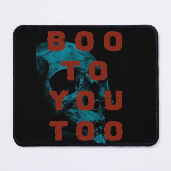 Item preview, "Boo to you too" Halloween design from CoolCleverCute - BLUE RED designed and sold by CoolCleverCute.