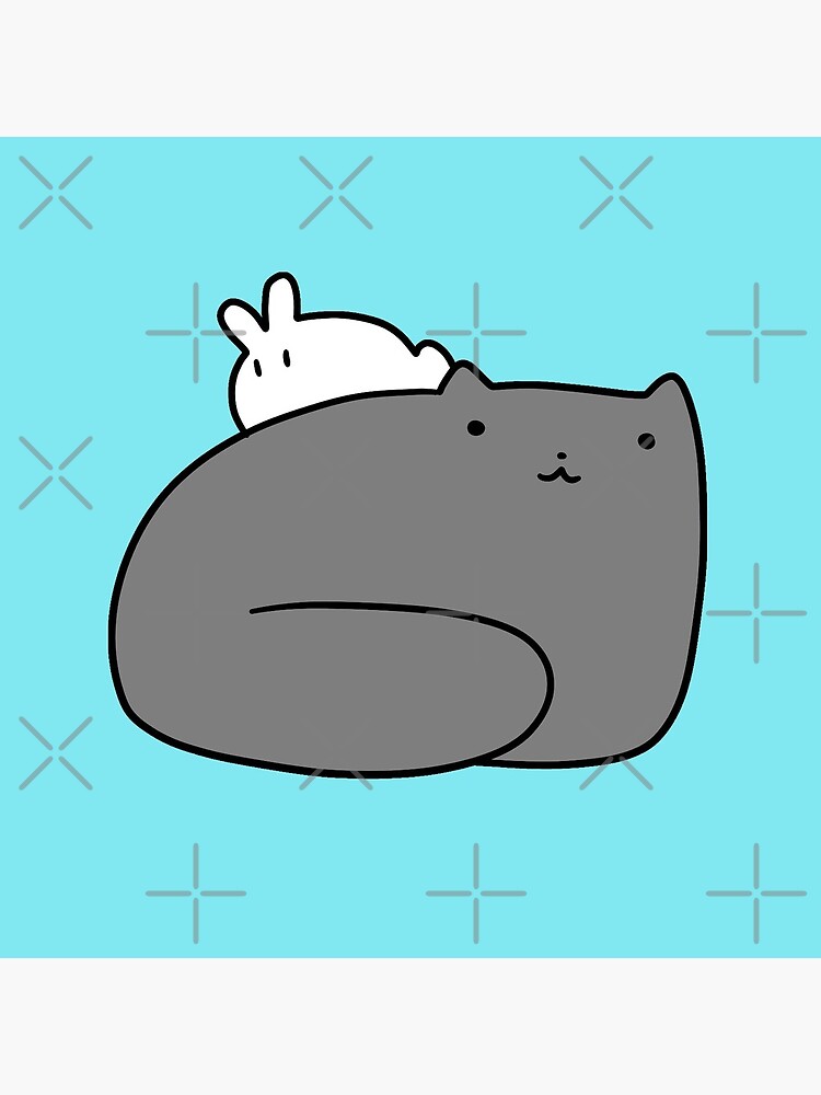 Big Cat and Tiny Bunny by SaradaBoru