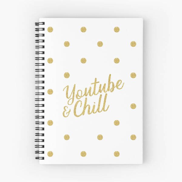 Item preview, YouTube & Chill - Gold & Glittery designed and sold by 4ogo Design.