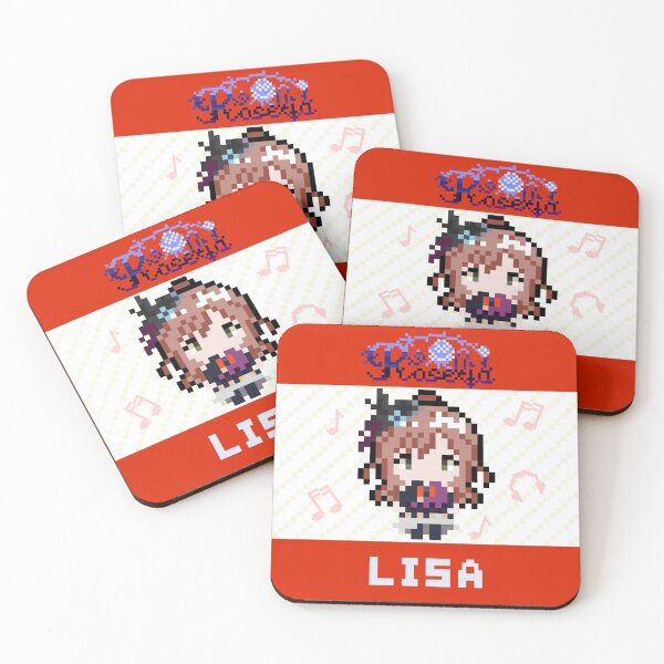 Item preview, Bang Dream !   Roselia Lisa Imai pixel art 2 designed and sold by travelgorgor.
