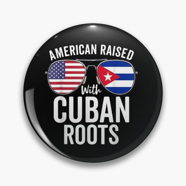 Item preview, American Raised With Cuban Roots USA Cuba Flag designed and sold by johnsimonart.