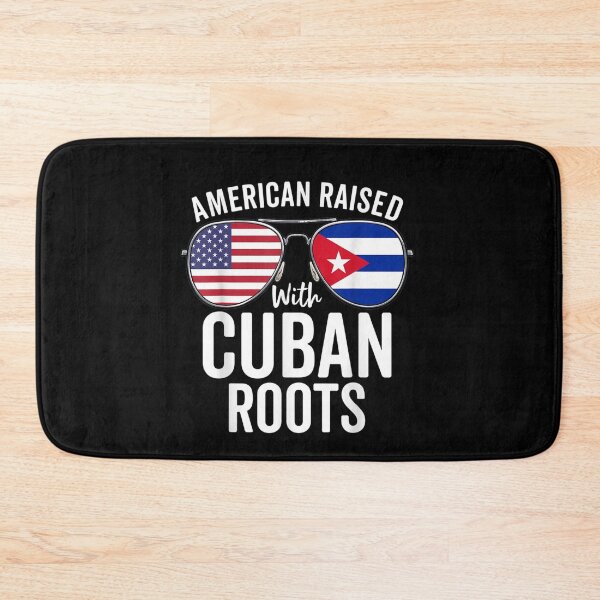 Item preview, American Raised With Cuban Roots USA Cuba Flag designed and sold by johnsimonart.