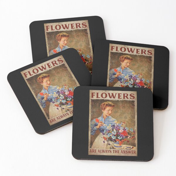 Item preview, Flower Are Always The Answer - Woman And Flower Poster Gift - Woman Floral designed and sold by WoleArt.